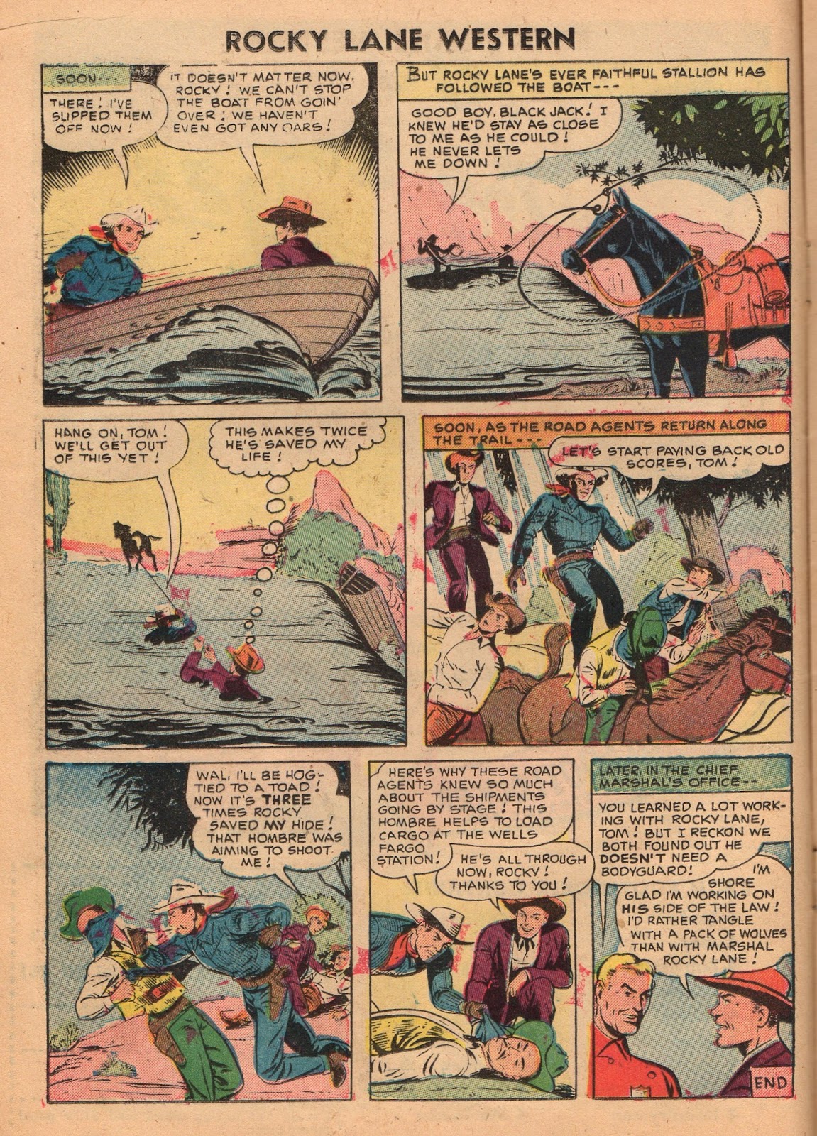Rocky Lane Western (1954) issue 72 - Page 16