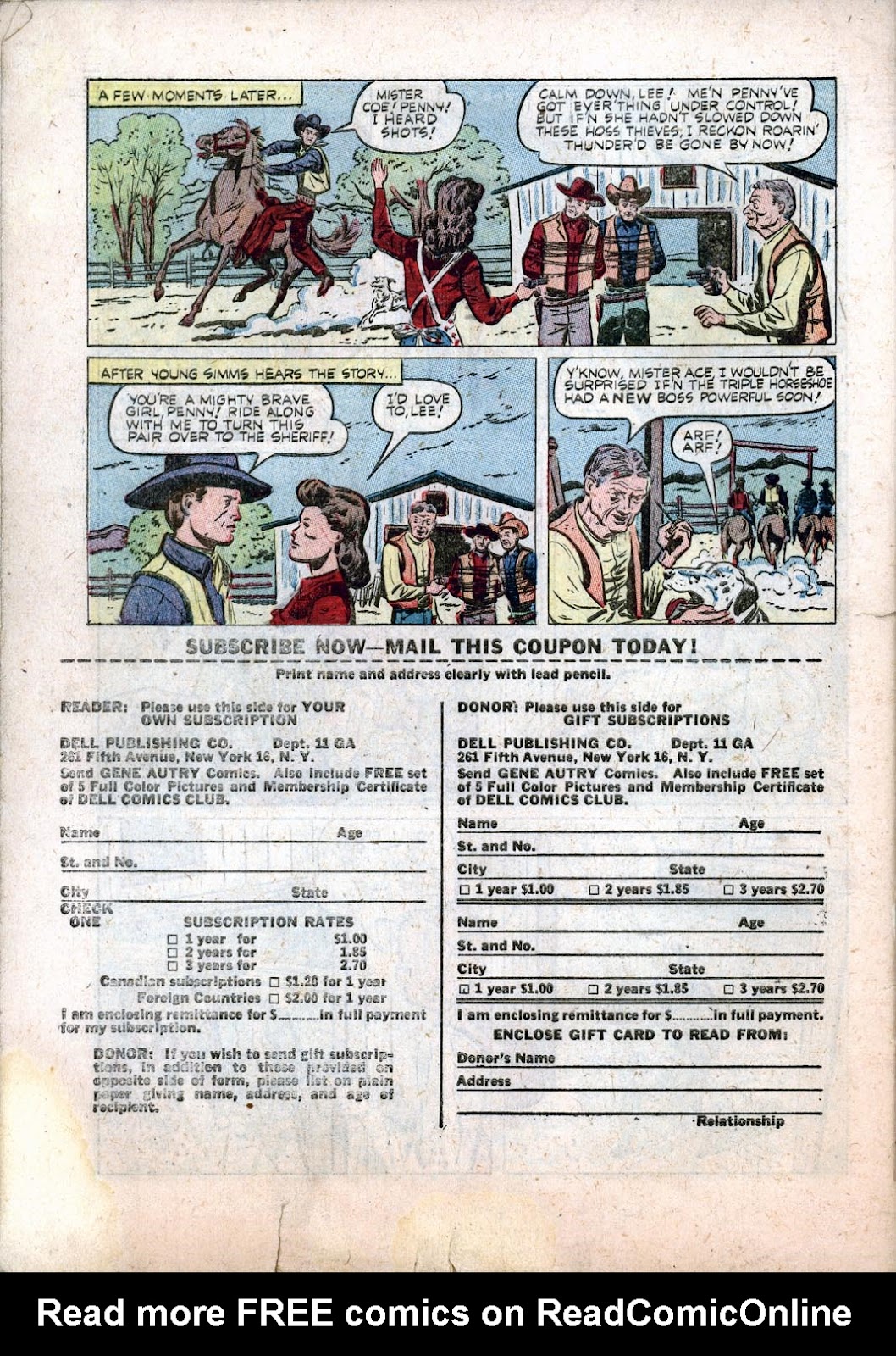 Gene Autry Comics (1946) issue 57 - Page 34