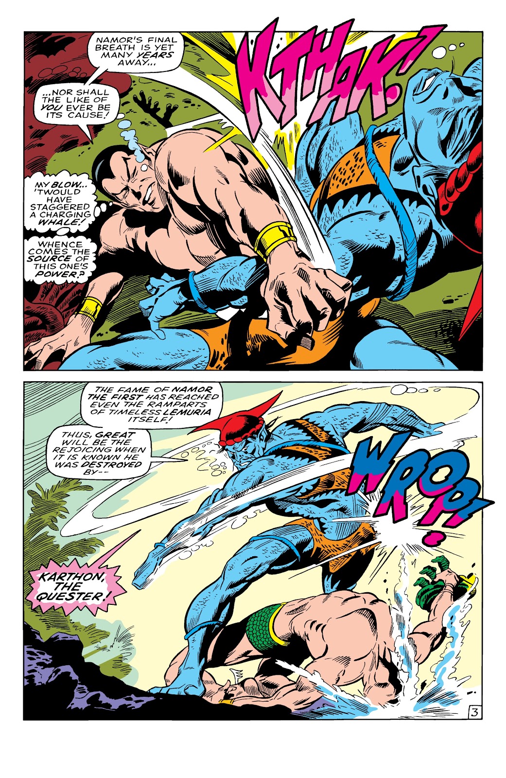 Namor, The Sub-Mariner Epic Collection: Enter The Sub-Mariner issue Who Strikes For Atlantis (Part 1) - Page 134