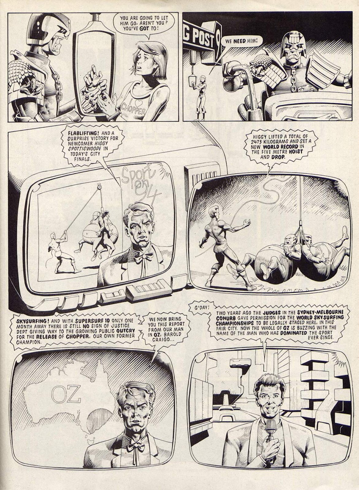Judge Dredd: The Complete Judge Dredd in Oz issue TPB - Page 4