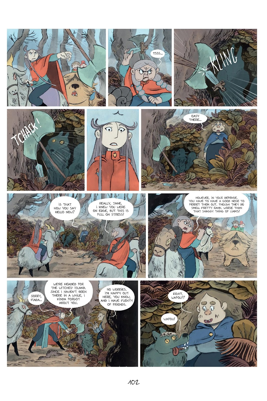 Shepherdess Warriors issue TPB - Page 103