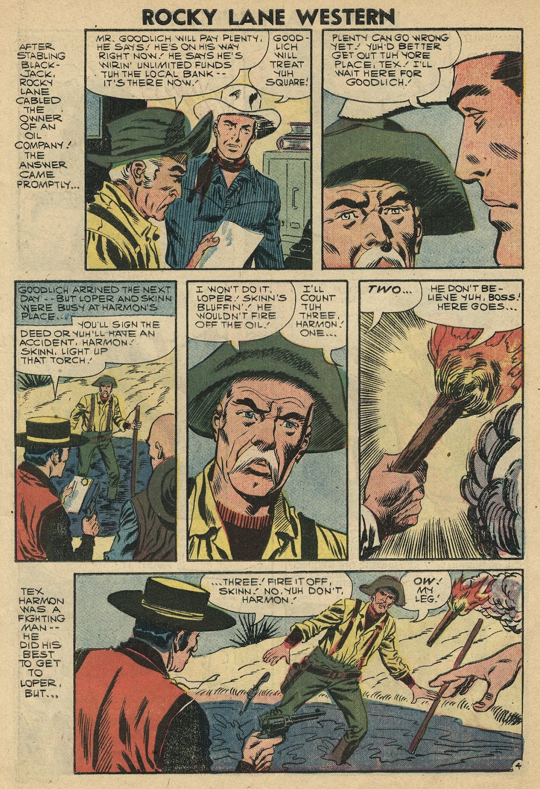 Rocky Lane Western (1954) issue 82 - Page 7