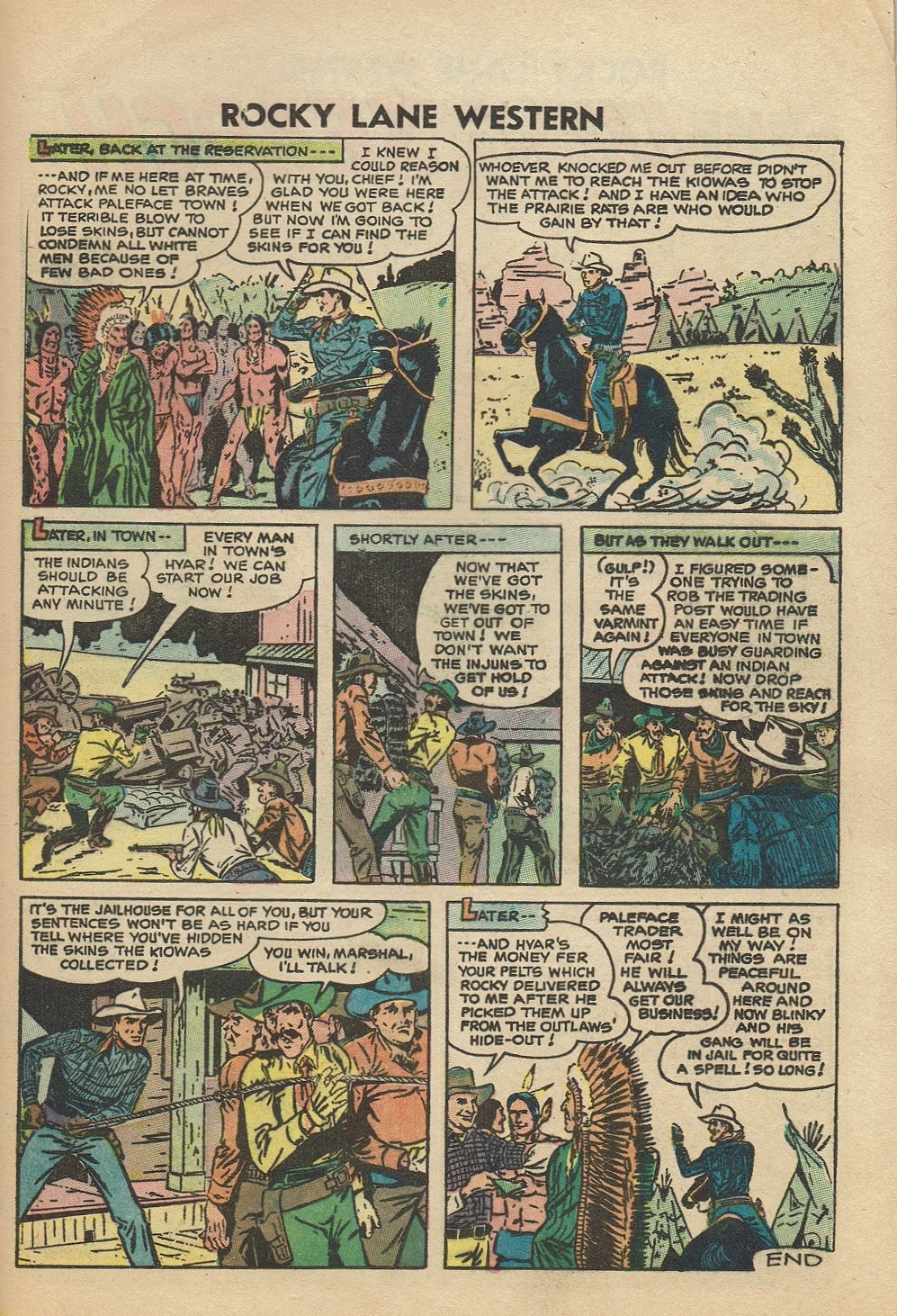 Rocky Lane Western (1954) issue 74 - Page 25