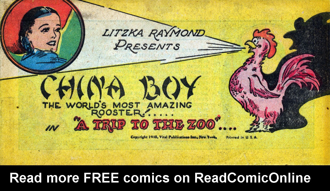 Litzka Raymond Presents China Boy, the World's Most Amazing Rooster! in A Trip to the Zoo issue Full - Page 1