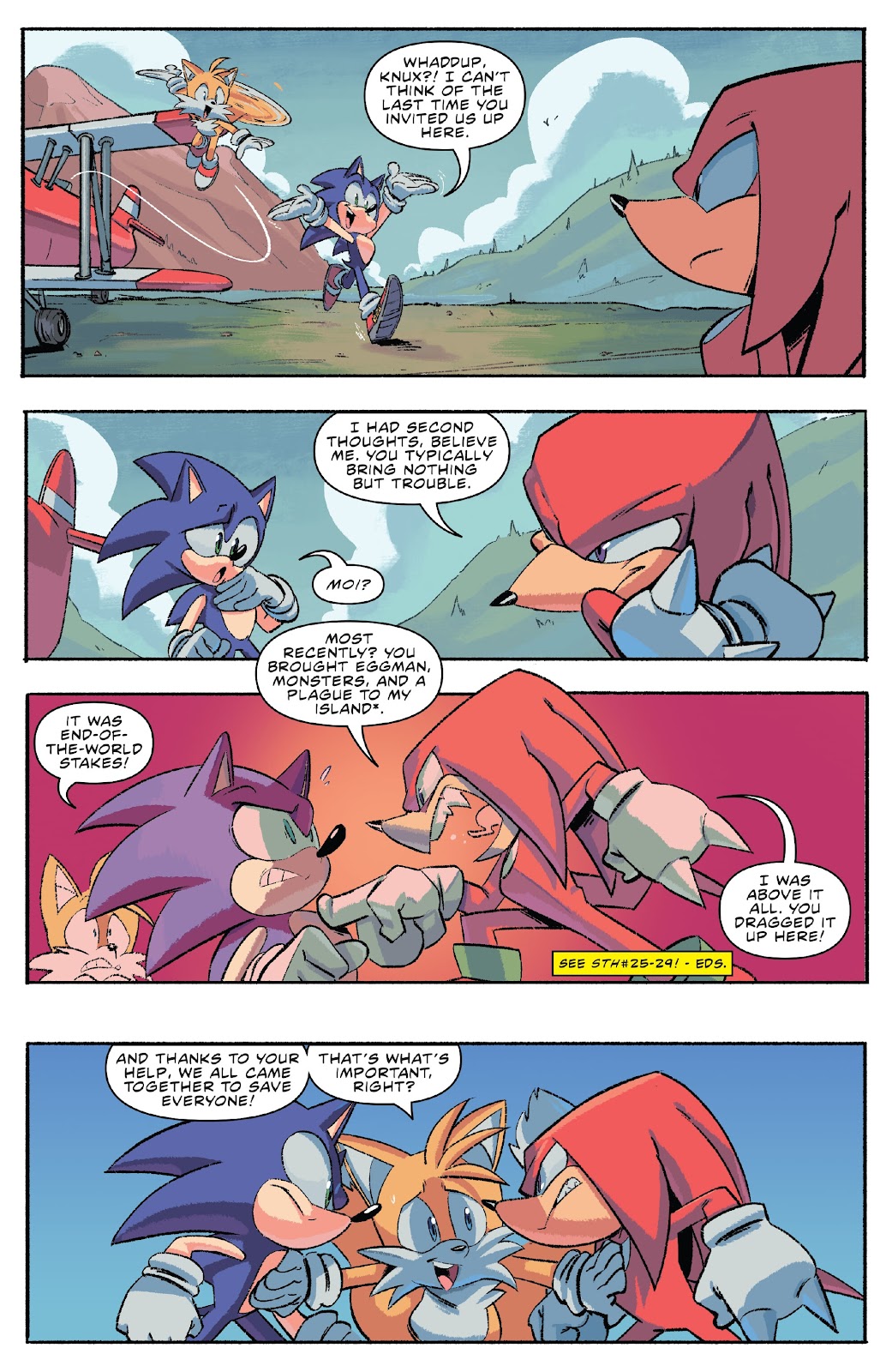 Sonic the Hedgehog: Knuckles' Greatest Hits issue TPB - Page 71