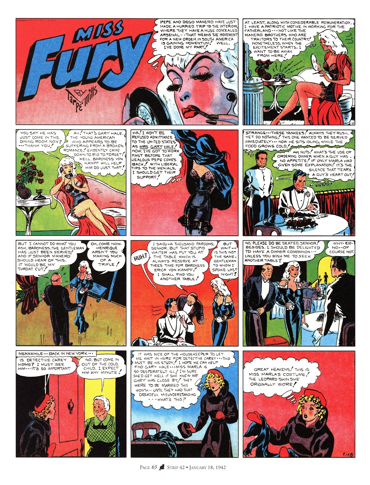 Miss Fury: Sensational Sundays 1941-1944 issue TPB - Page 73