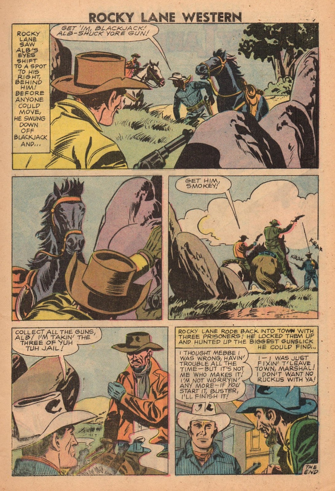 Rocky Lane Western (1954) issue 83 - Page 9