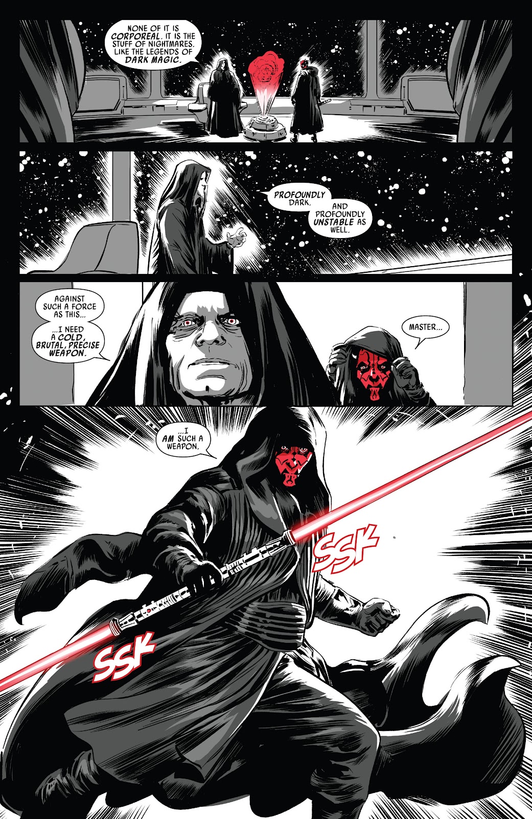 Star Wars: Darth Maul - Black, White & Red issue 1 - Page 5