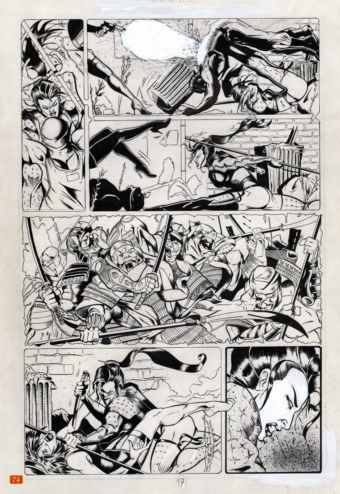 Shi: The Way of the Warrior – Original Art Edition issue TPB - Page 74