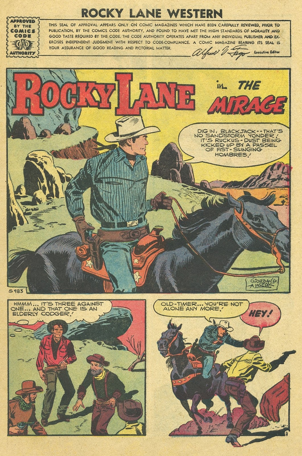 Rocky Lane Western (1954) issue 75 - Page 3