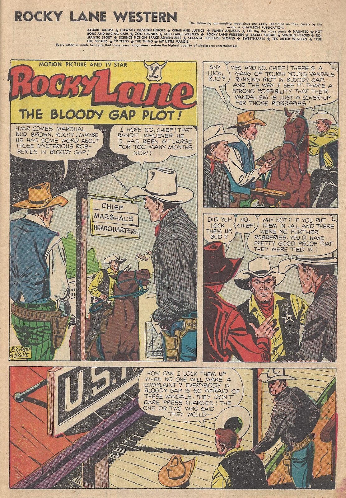 Rocky Lane Western (1954) issue 63 - Page 3
