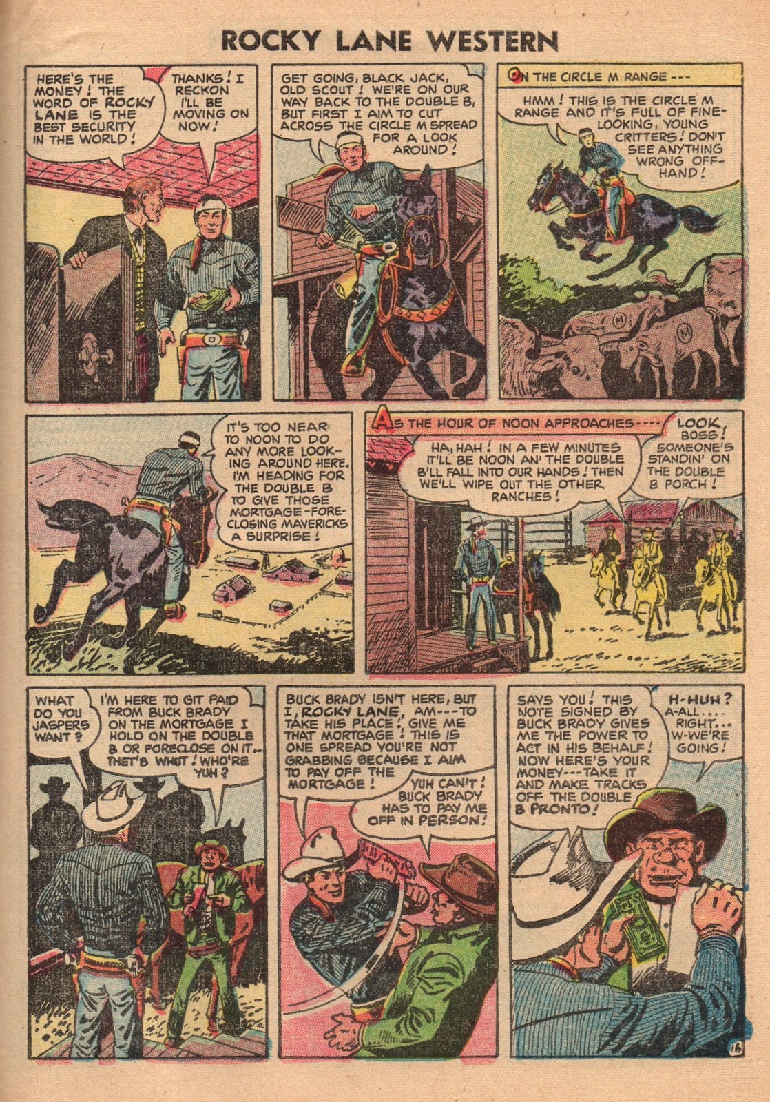 Rocky Lane Western (1954) issue 70 - Page 23