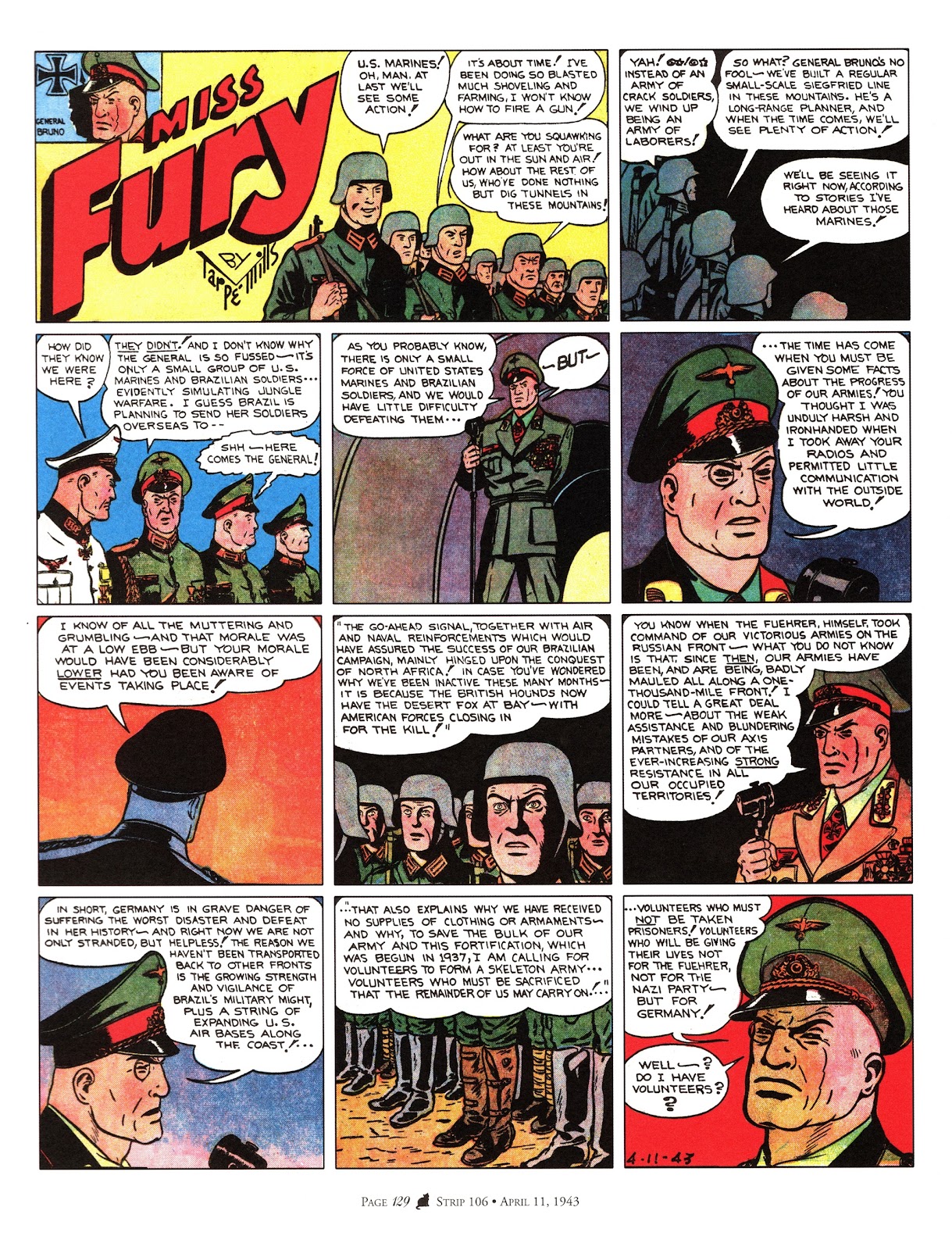 Miss Fury: Sensational Sundays 1941-1944 issue TPB - Page 137