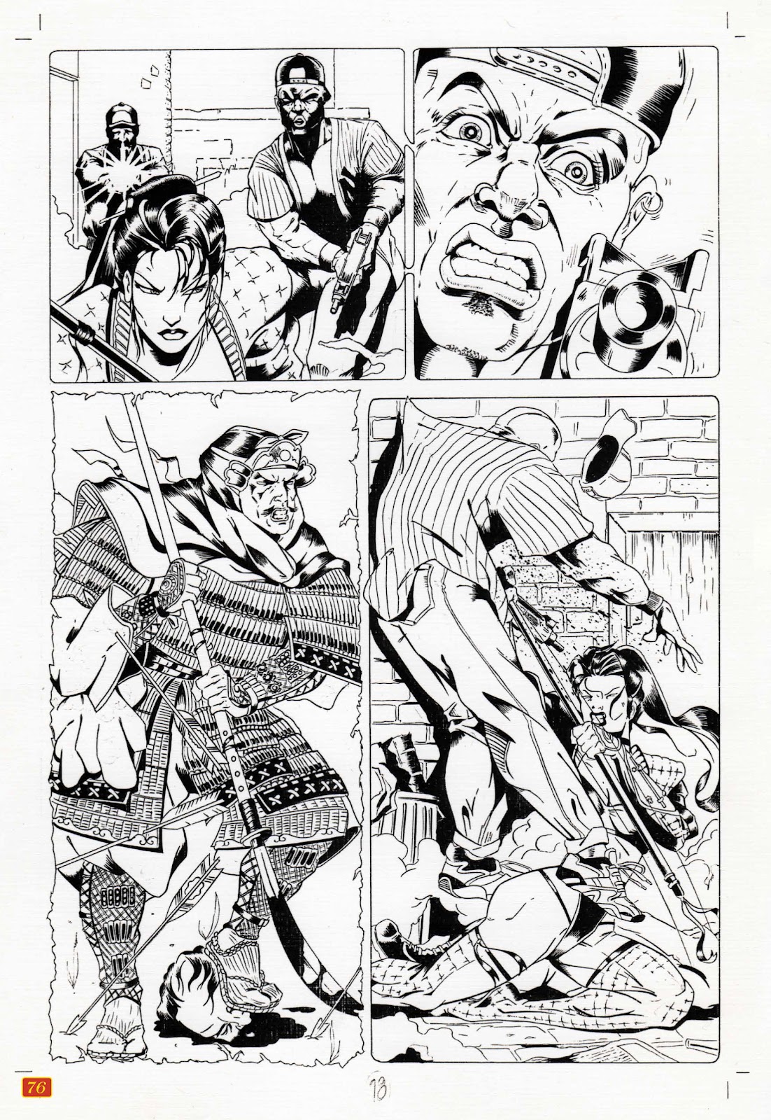 Shi: The Way of the Warrior – Original Art Edition issue TPB - Page 76