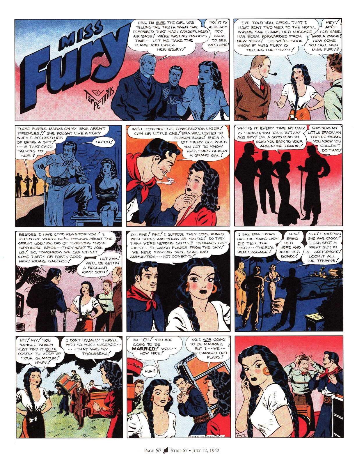 Miss Fury: Sensational Sundays 1941-1944 issue TPB - Page 98