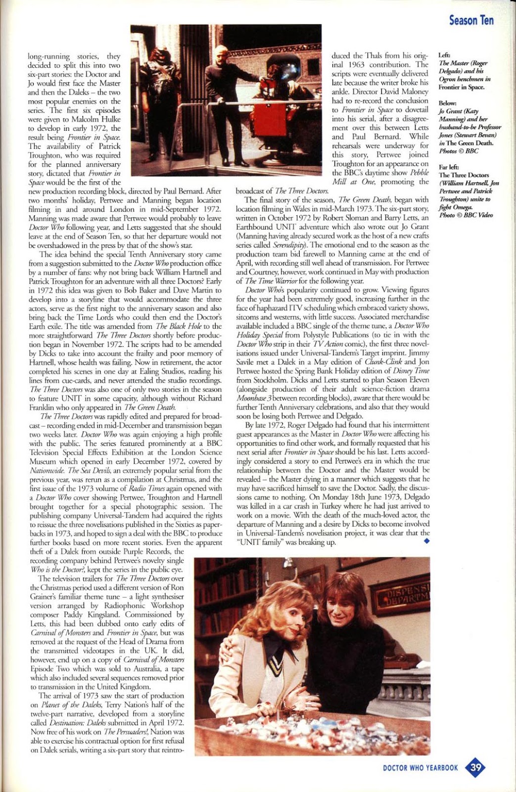 Doctor Who Yearbook issue 1996 - Page 39