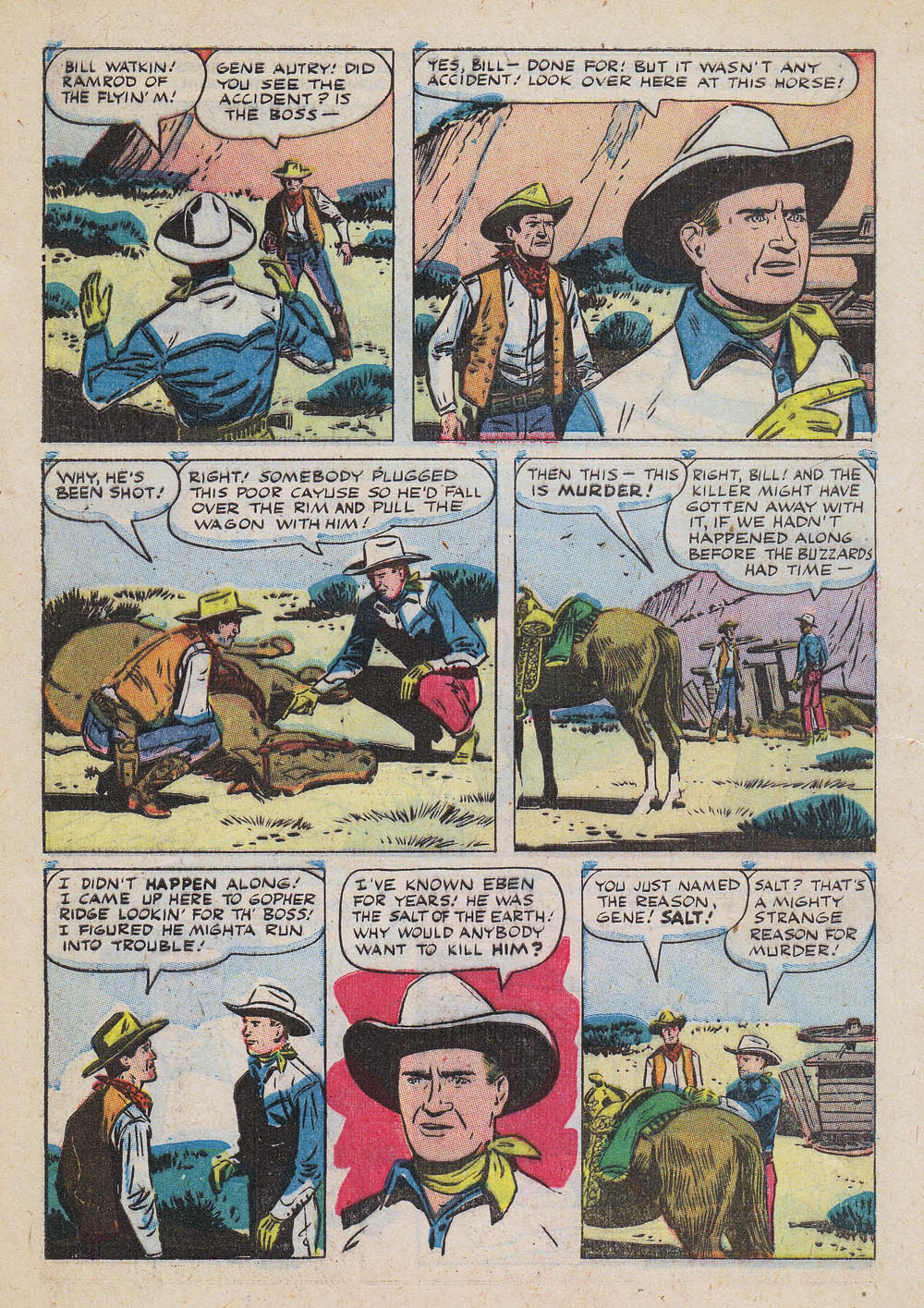 Gene Autry Comics (1946) issue 56 - Page 6