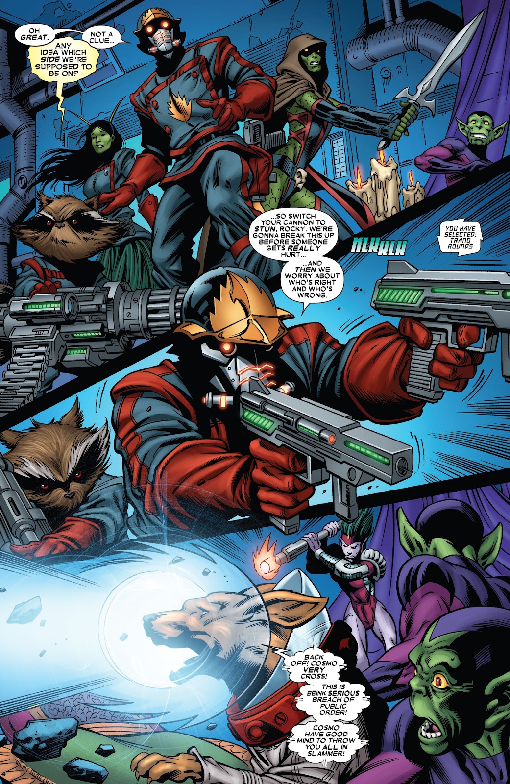 Guardians of the Galaxy Modern Era Epic Collection issue Somebodys Got To Do It (Part 2) - Page 17