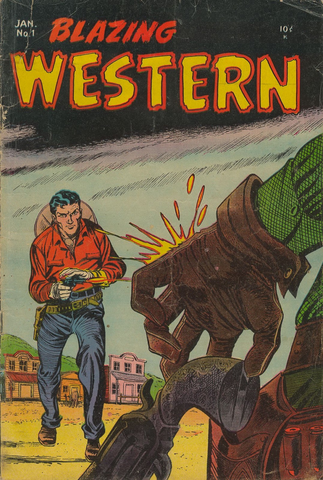 Blazing Western (1954) issue 1 - Page 1
