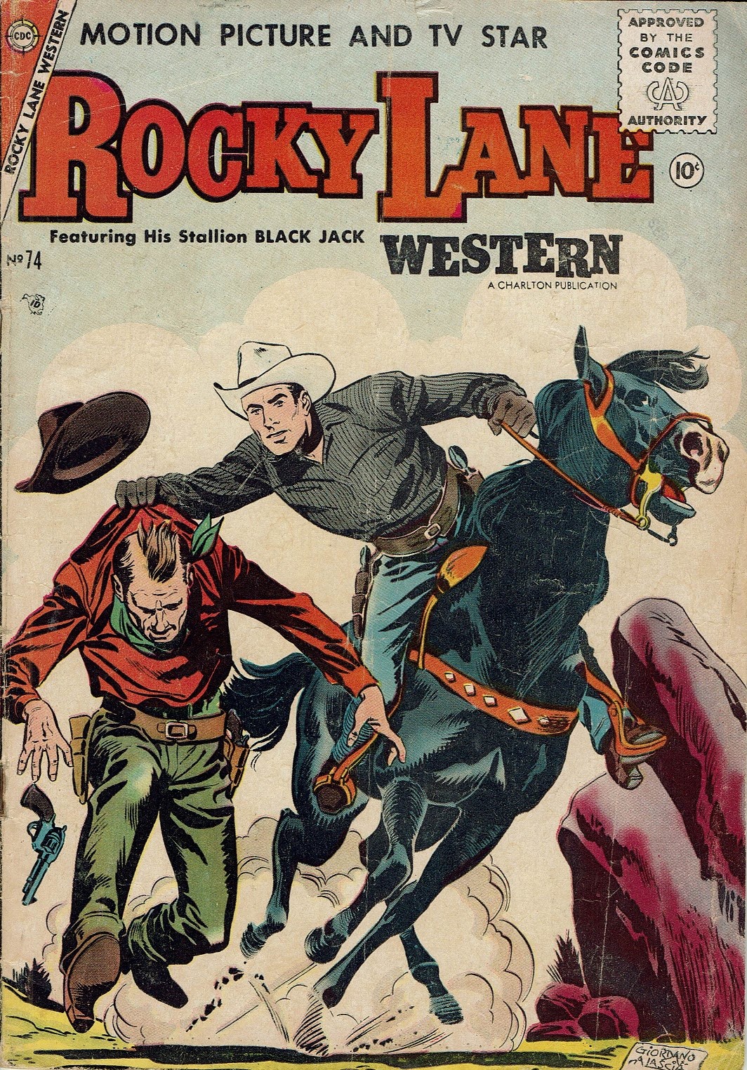 Rocky Lane Western (1954) issue 74 - Page 1