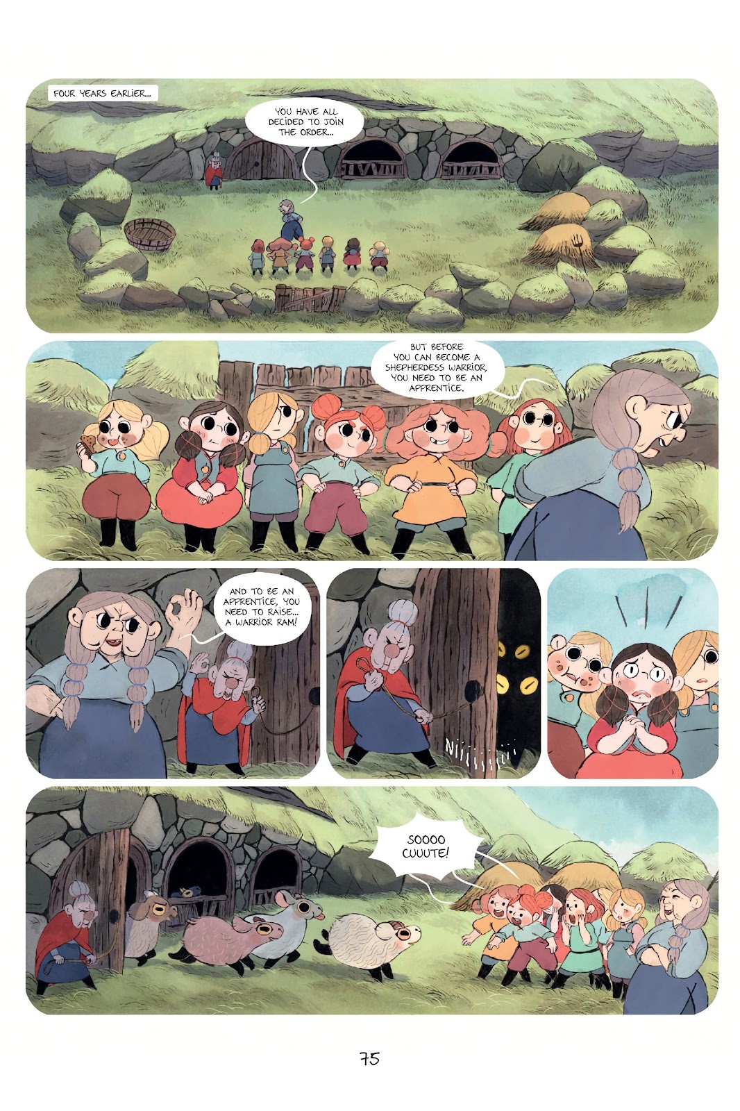 Shepherdess Warriors issue TPB - Page 76