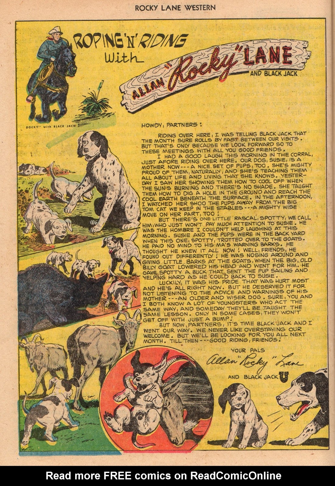 Rocky Lane Western (1954) issue 68 - Page 22