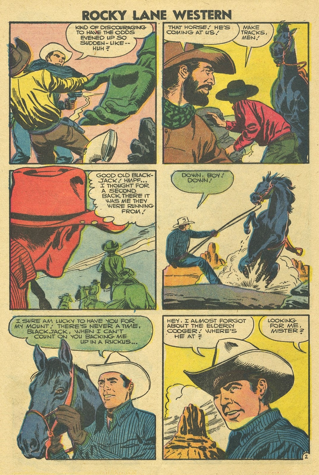 Rocky Lane Western (1954) issue 75 - Page 4