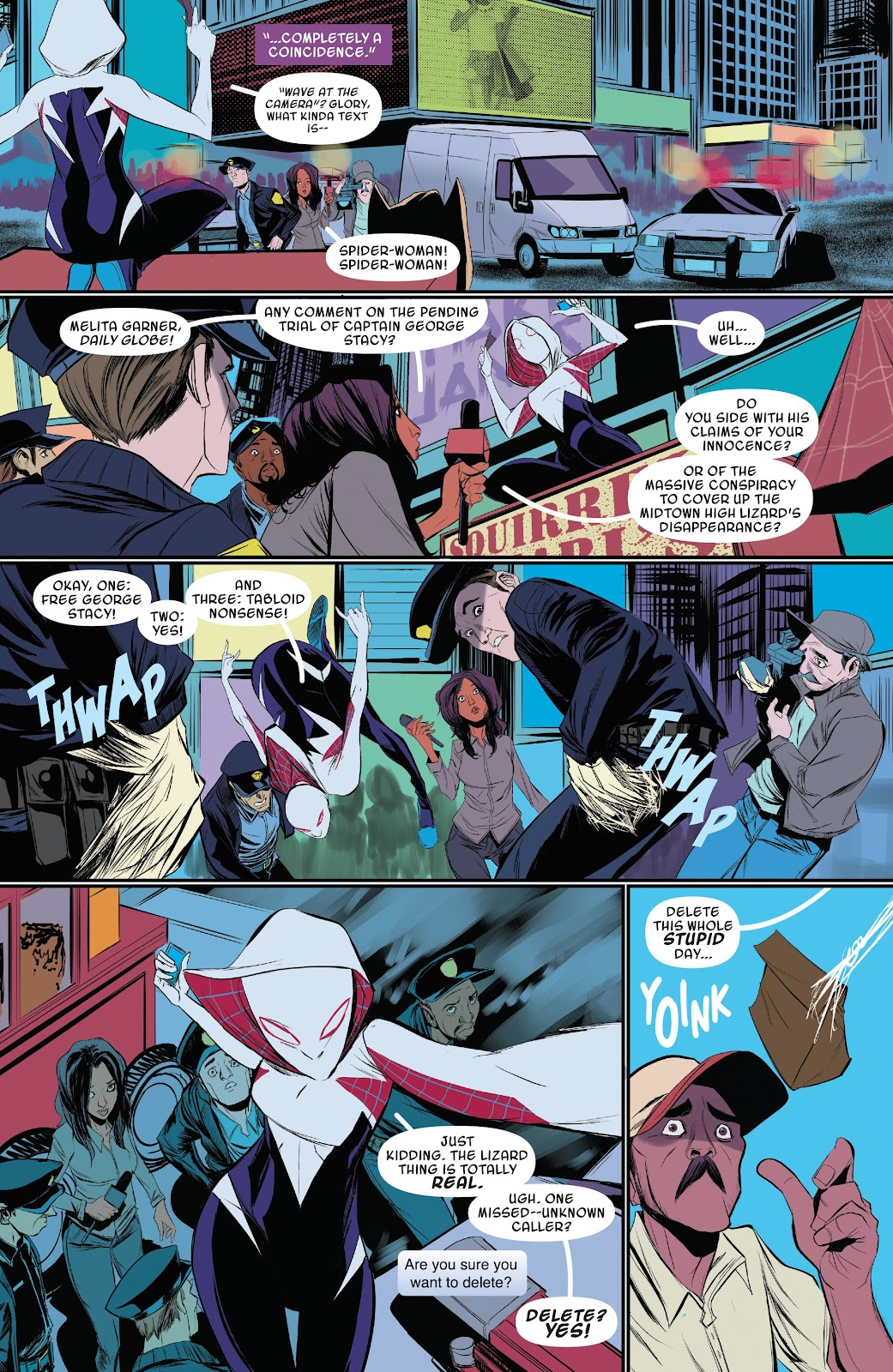 Spider-Gwen: Ghost-Spider Modern Era Epic Collection: Edge of Spider-Verse issue Weapon of Choice (Part 2) - Page 65
