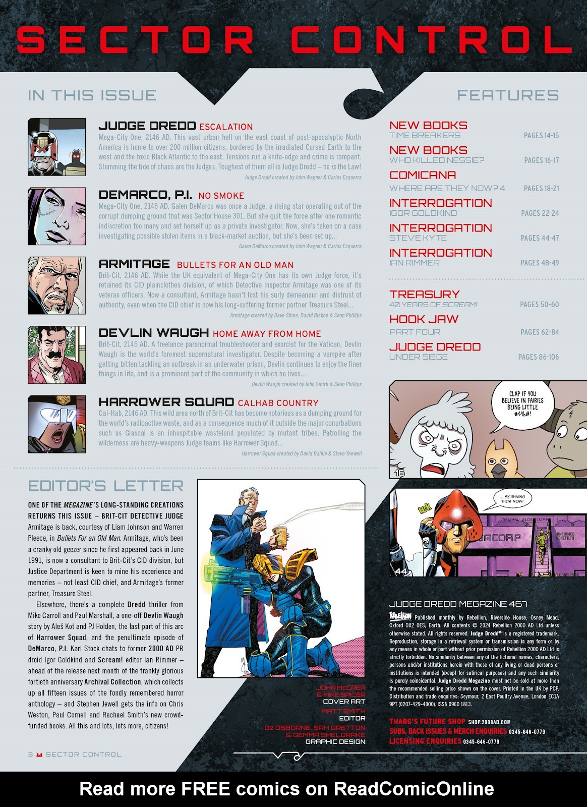 Judge Dredd Megazine (Vol. 5) issue 467 - Page 3