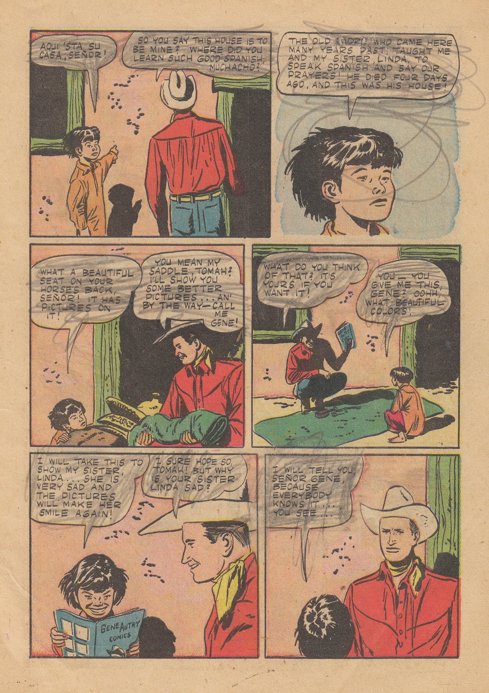 Gene Autry Comics (1946) issue 30 - Page 7
