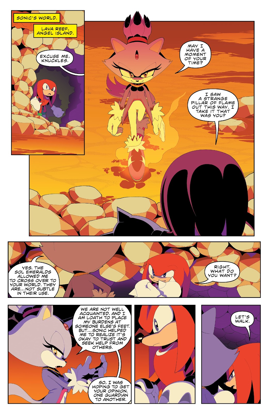 Sonic the Hedgehog: Knuckles' Greatest Hits issue TPB - Page 87