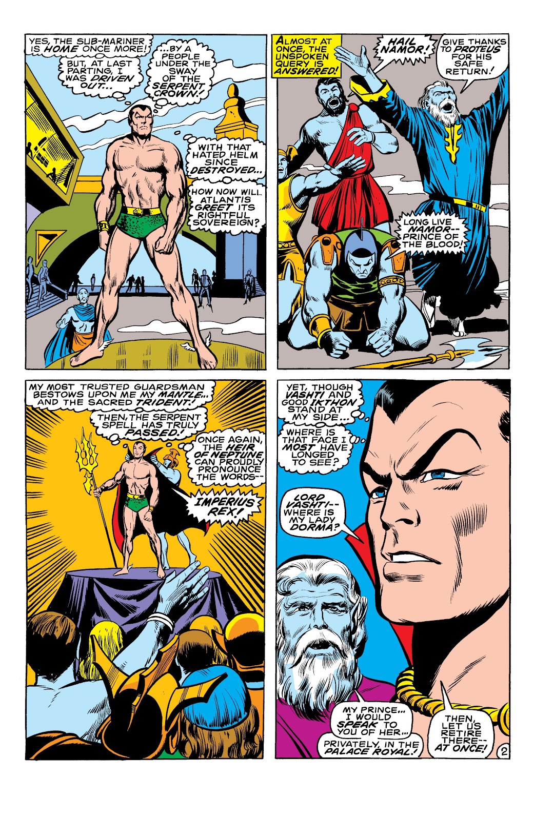 Namor, The Sub-Mariner Epic Collection: Enter The Sub-Mariner issue Who Strikes For Atlantis (Part 2) - Page 3
