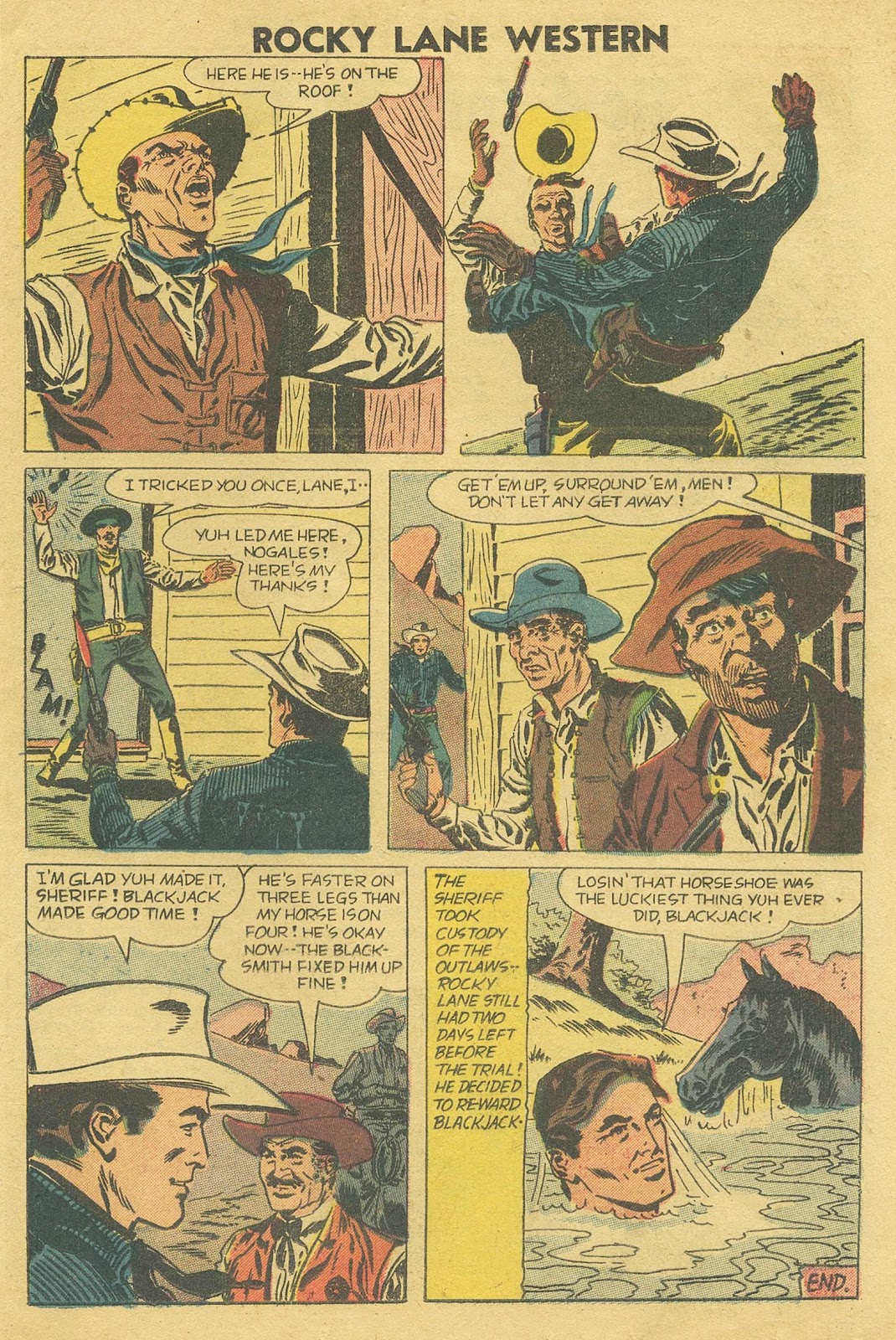 Rocky Lane Western (1954) issue 81 - Page 17