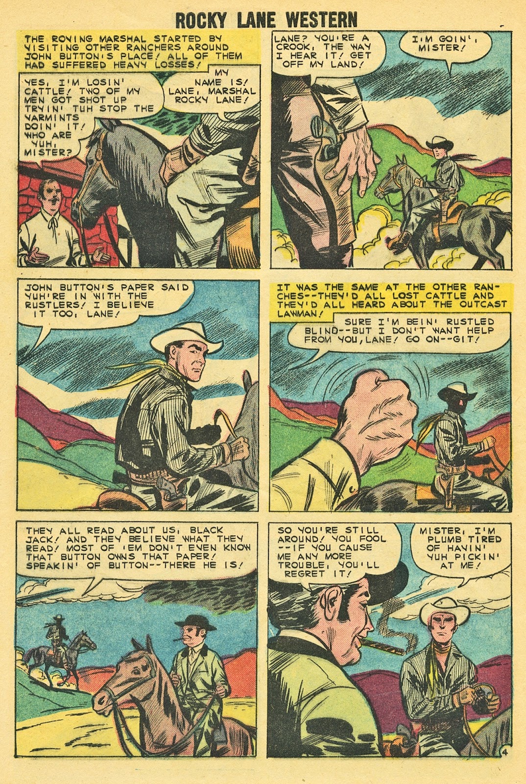 Rocky Lane Western (1954) issue 87 - Page 28