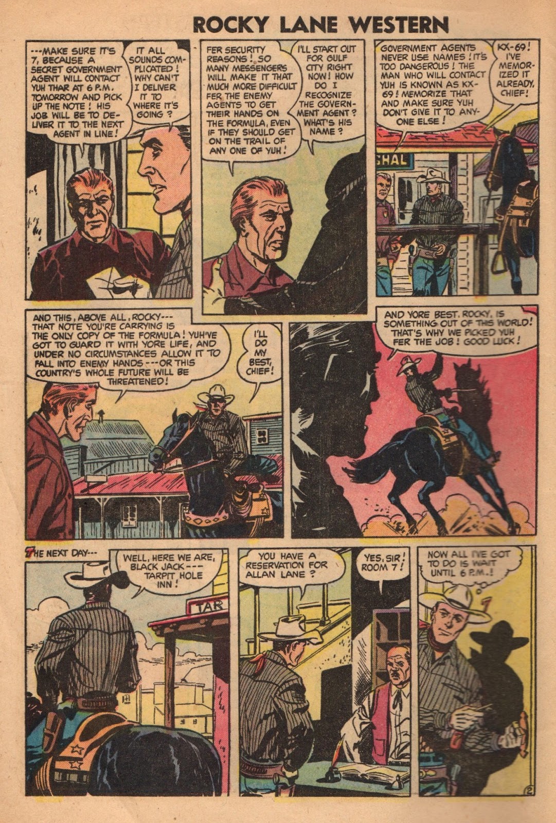 Rocky Lane Western (1954) issue 59 - Page 4