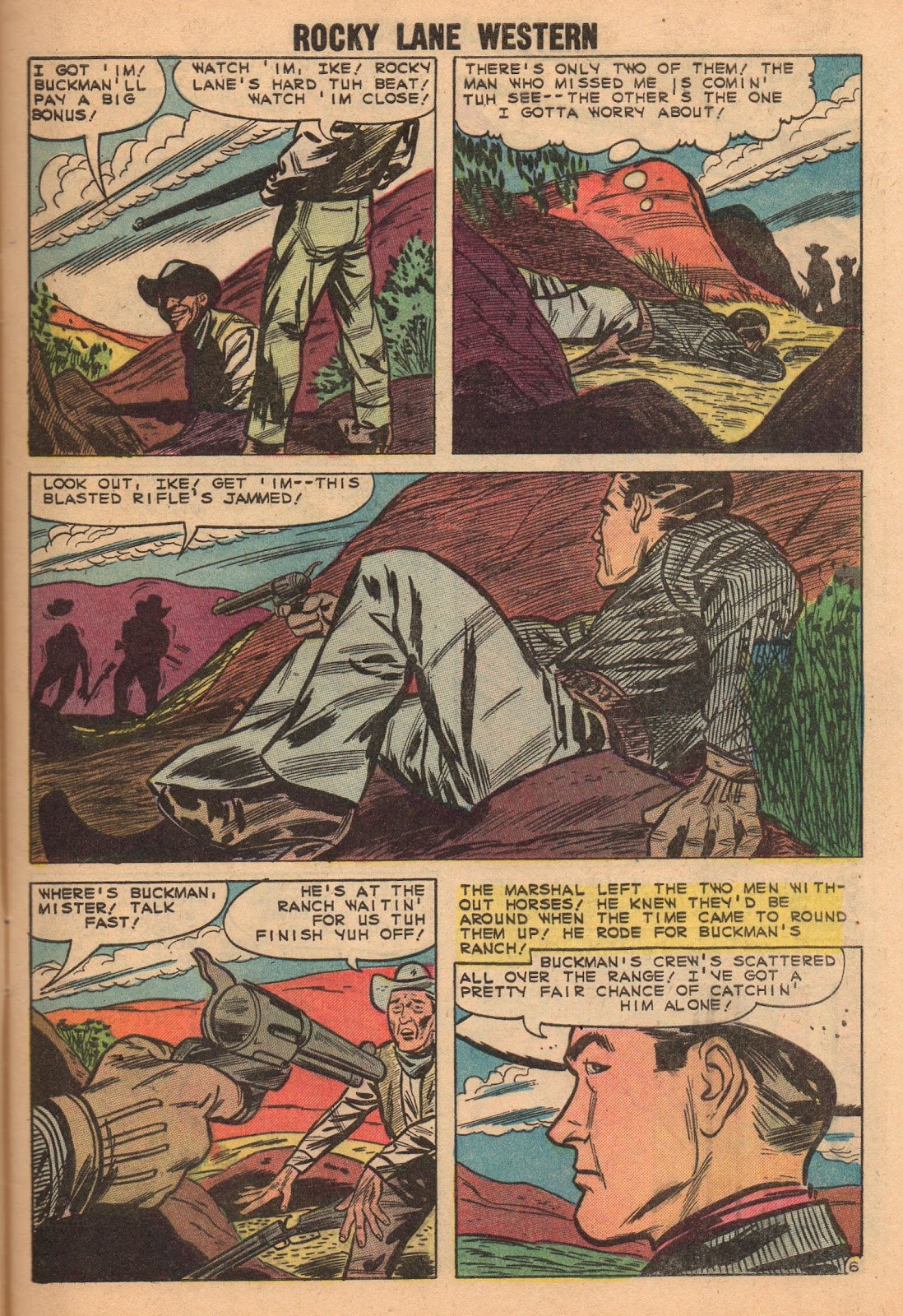 Rocky Lane Western (1954) issue 86 - Page 9