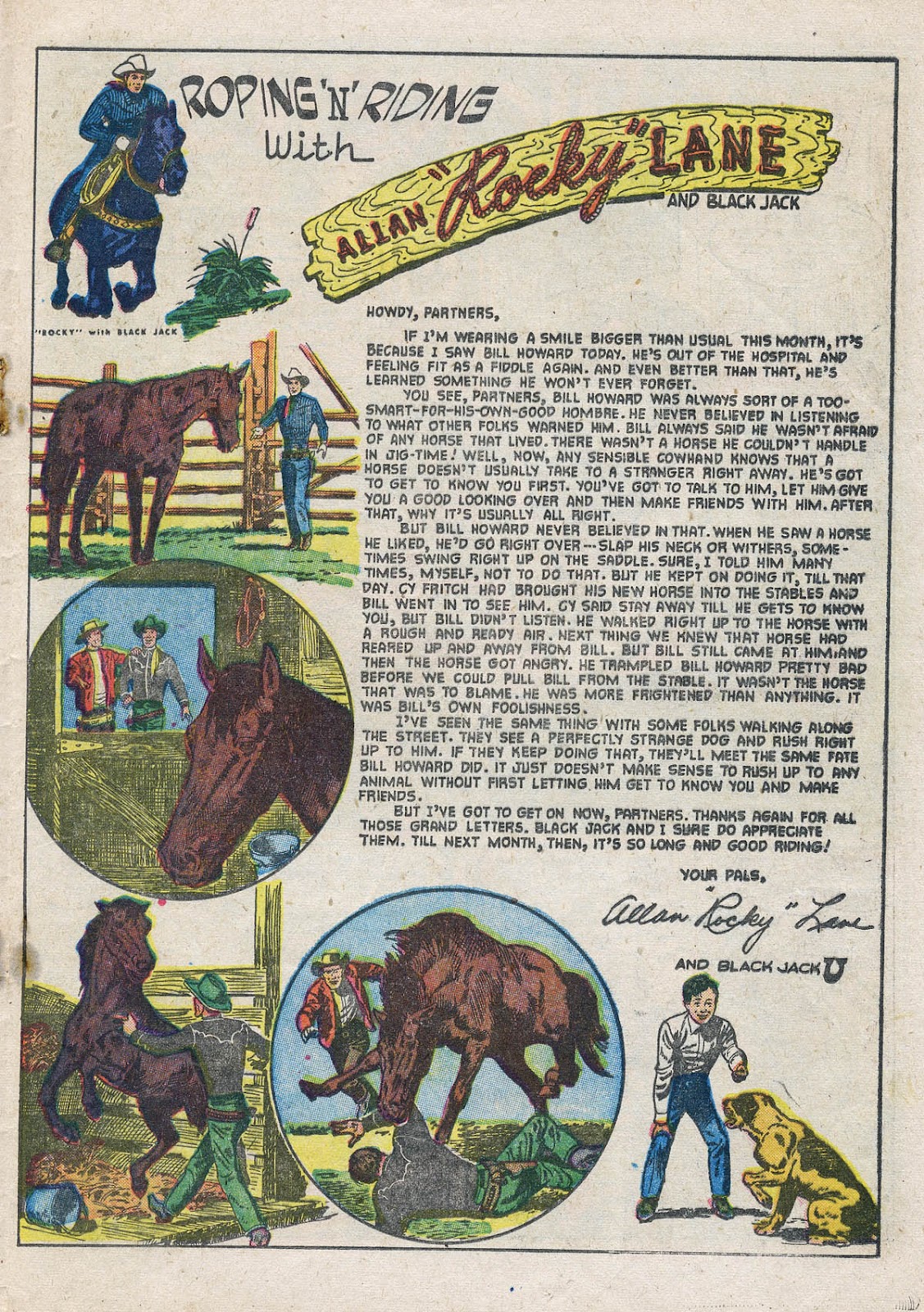 Rocky Lane Western (1954) issue 67 - Page 21