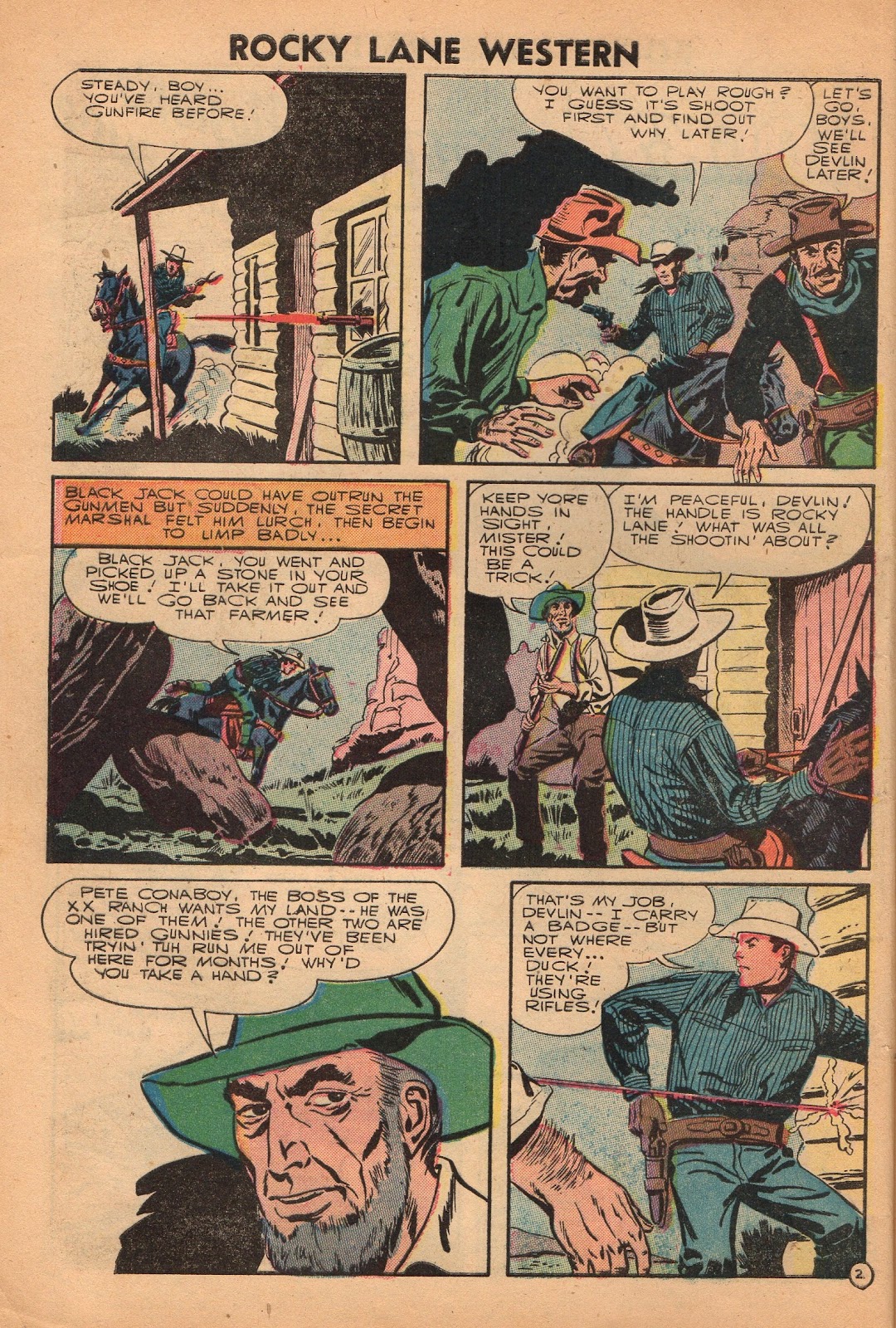 Rocky Lane Western (1954) issue 72 - Page 4