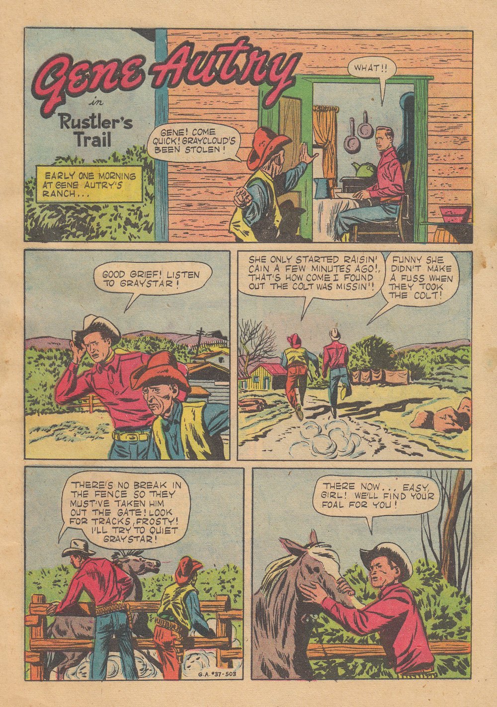 Gene Autry Comics (1946) issue 37 - Page 3