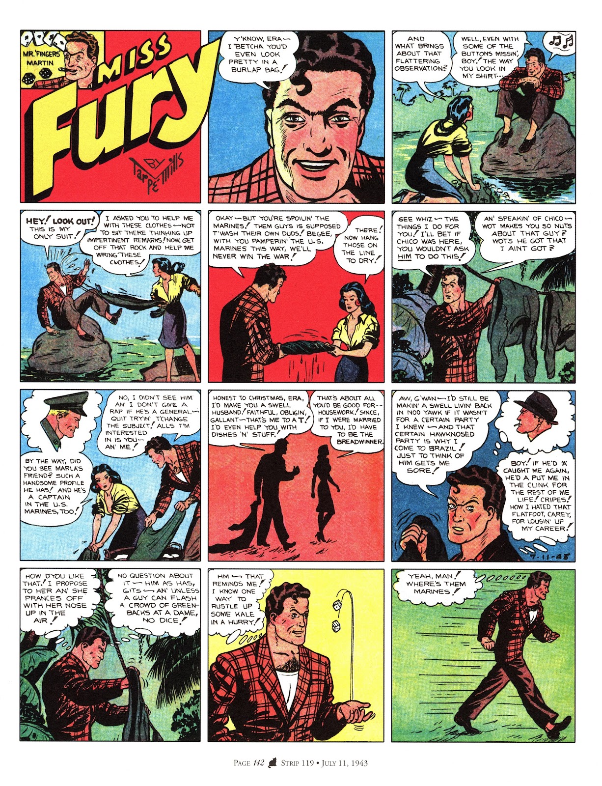 Miss Fury: Sensational Sundays 1941-1944 issue TPB - Page 150