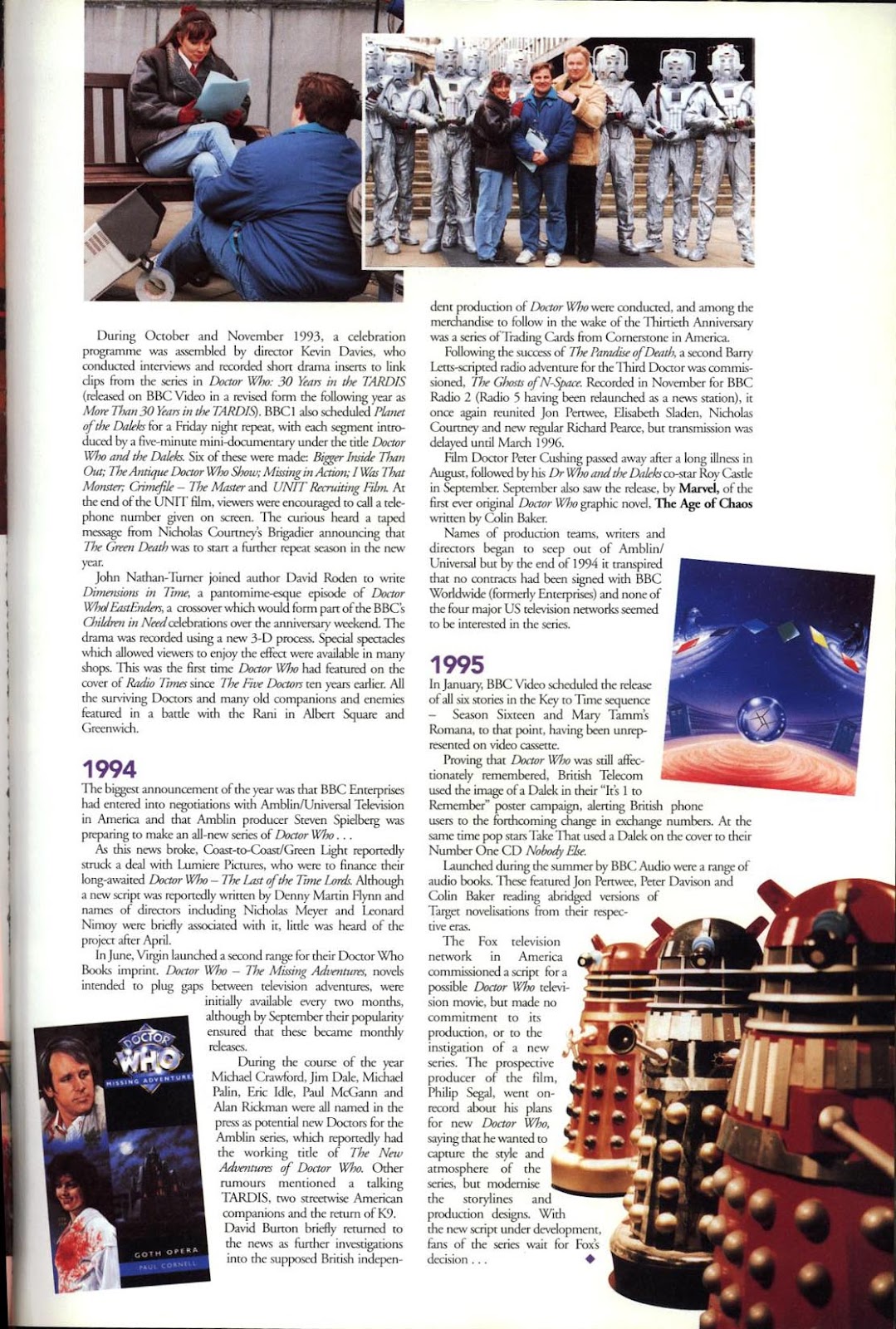 Doctor Who Yearbook issue 1996 - Page 93
