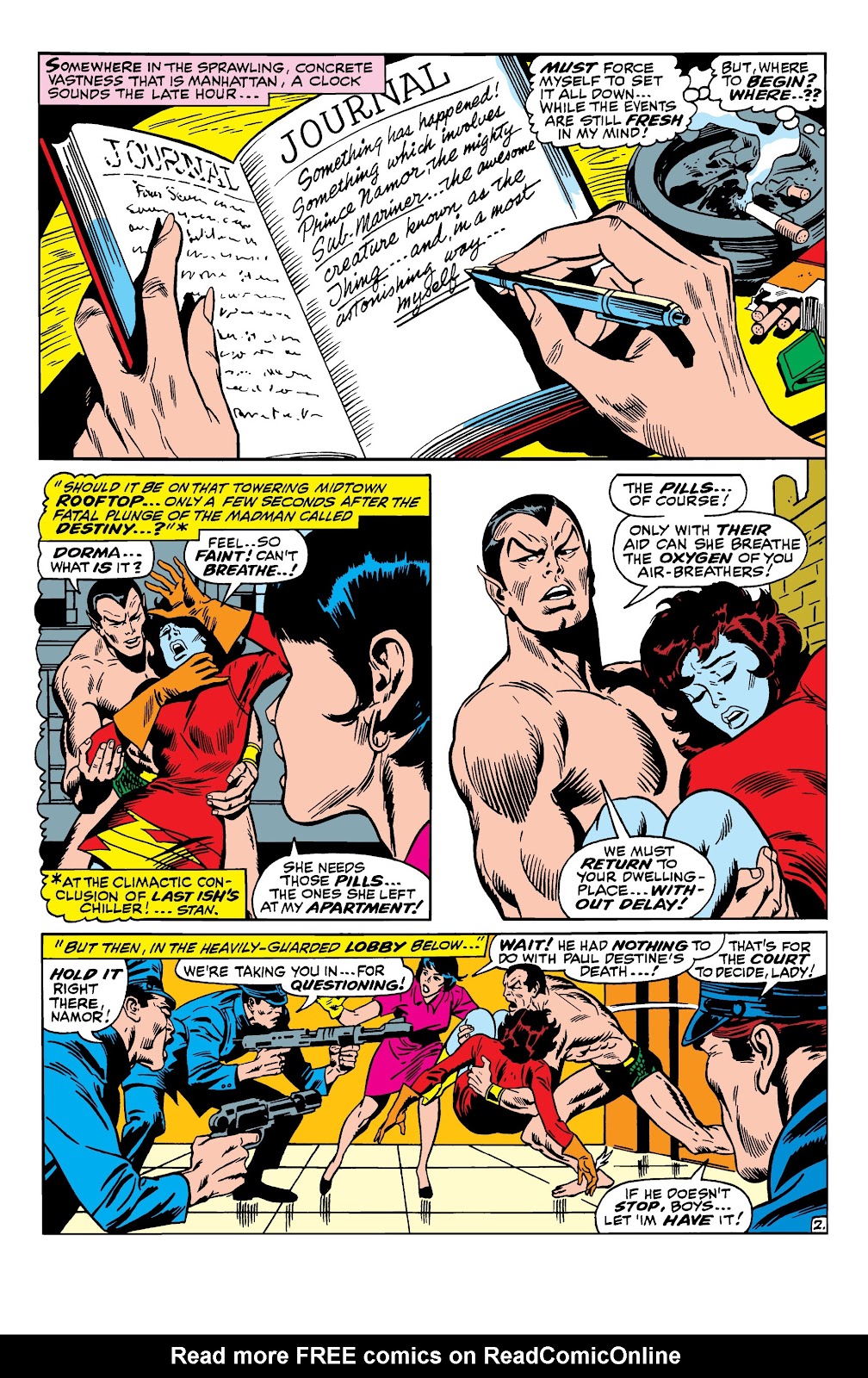 Namor, The Sub-Mariner Epic Collection: Enter The Sub-Mariner issue Who Strikes For Atlantis (Part 1) - Page 91