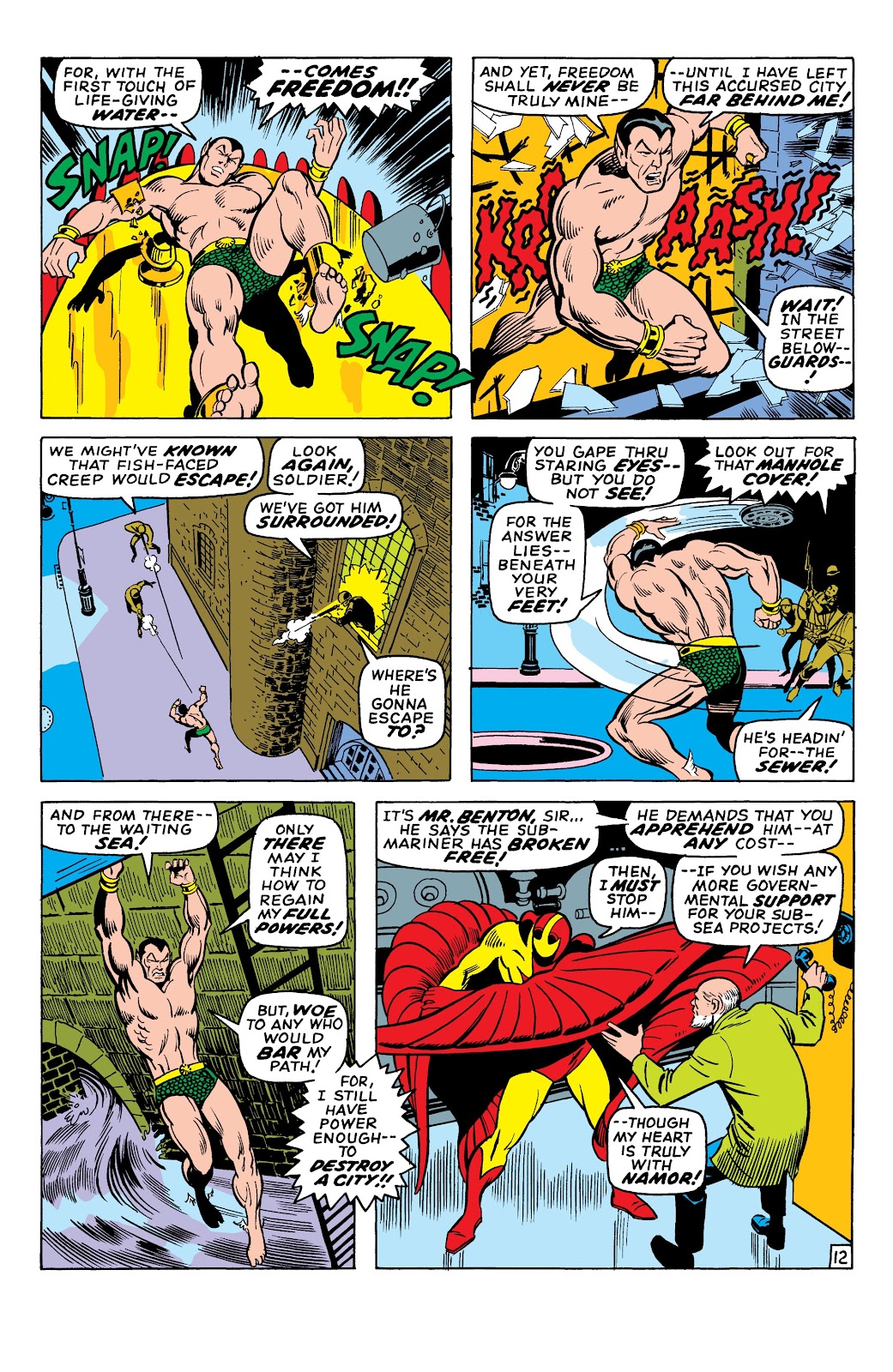 Namor, The Sub-Mariner Epic Collection: Enter The Sub-Mariner issue Who Strikes For Atlantis (Part 2) - Page 97