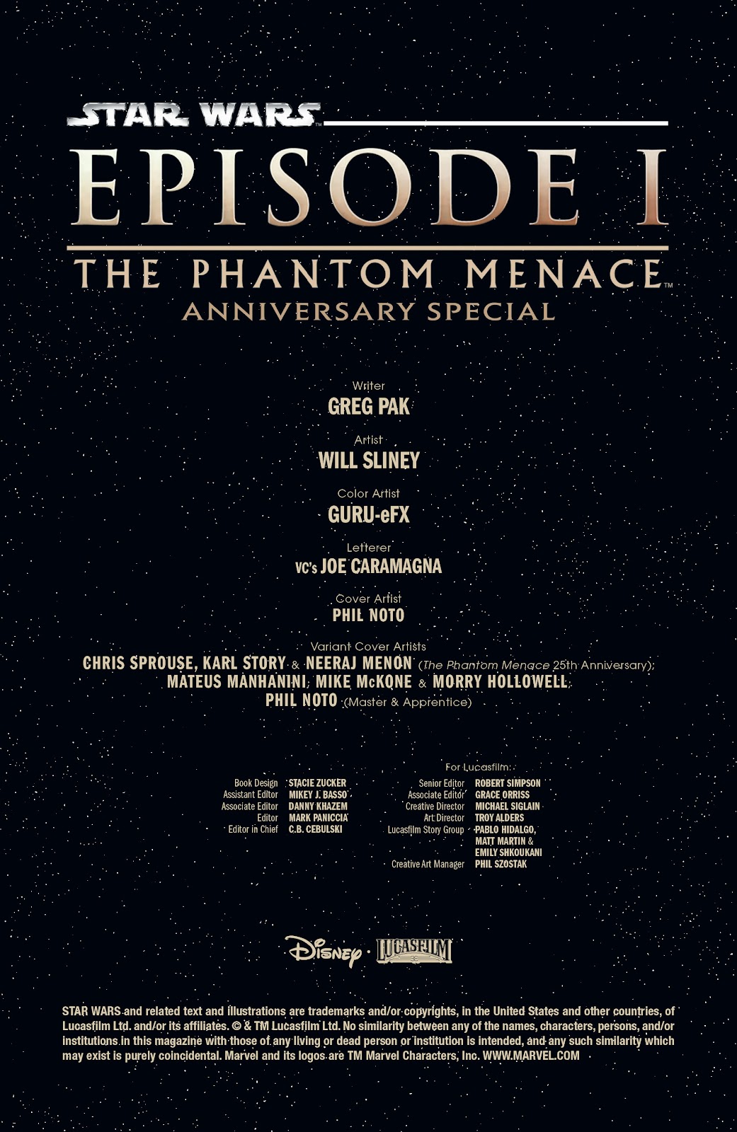 Star Wars: Phantom Menace 25th Anniversary Special issue Full - Page 2
