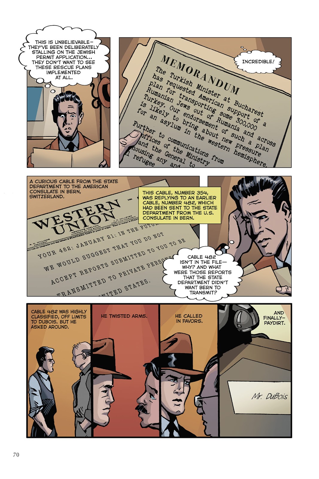 Whistleblowers: Four Who Fought to Expose the Holocaust to America issue TPB - Page 66