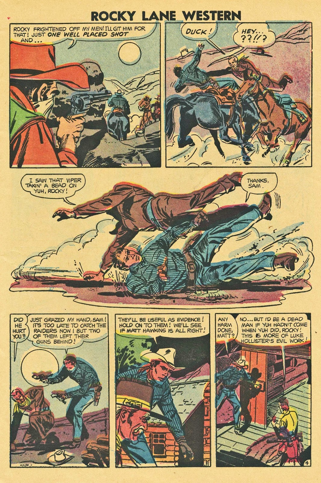 Rocky Lane Western (1954) issue 73 - Page 7