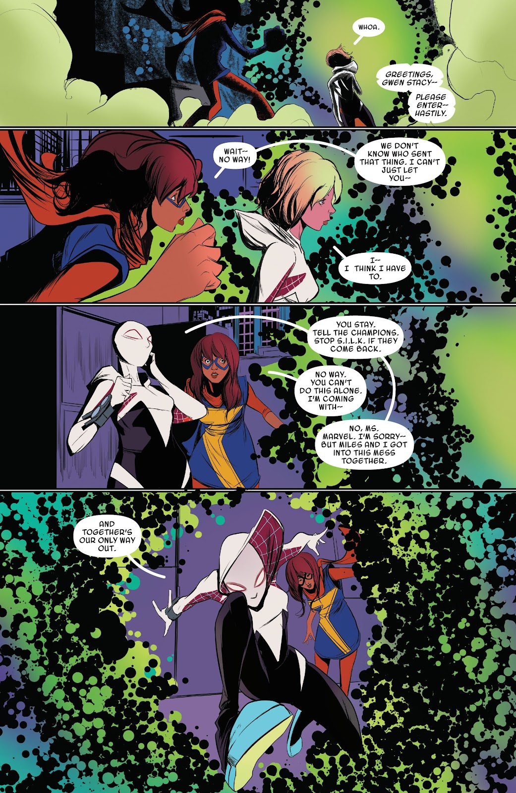 Spider-Gwen: Ghost-Spider Modern Era Epic Collection: Edge of Spider-Verse issue Weapon of Choice (Part 2) - Page 21