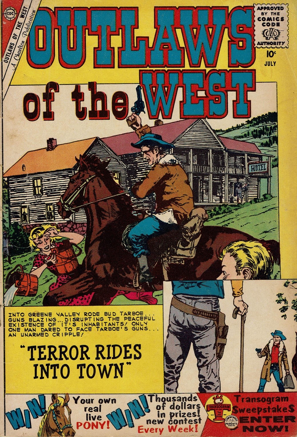 Outlaws of the West issue 26 - Page 1