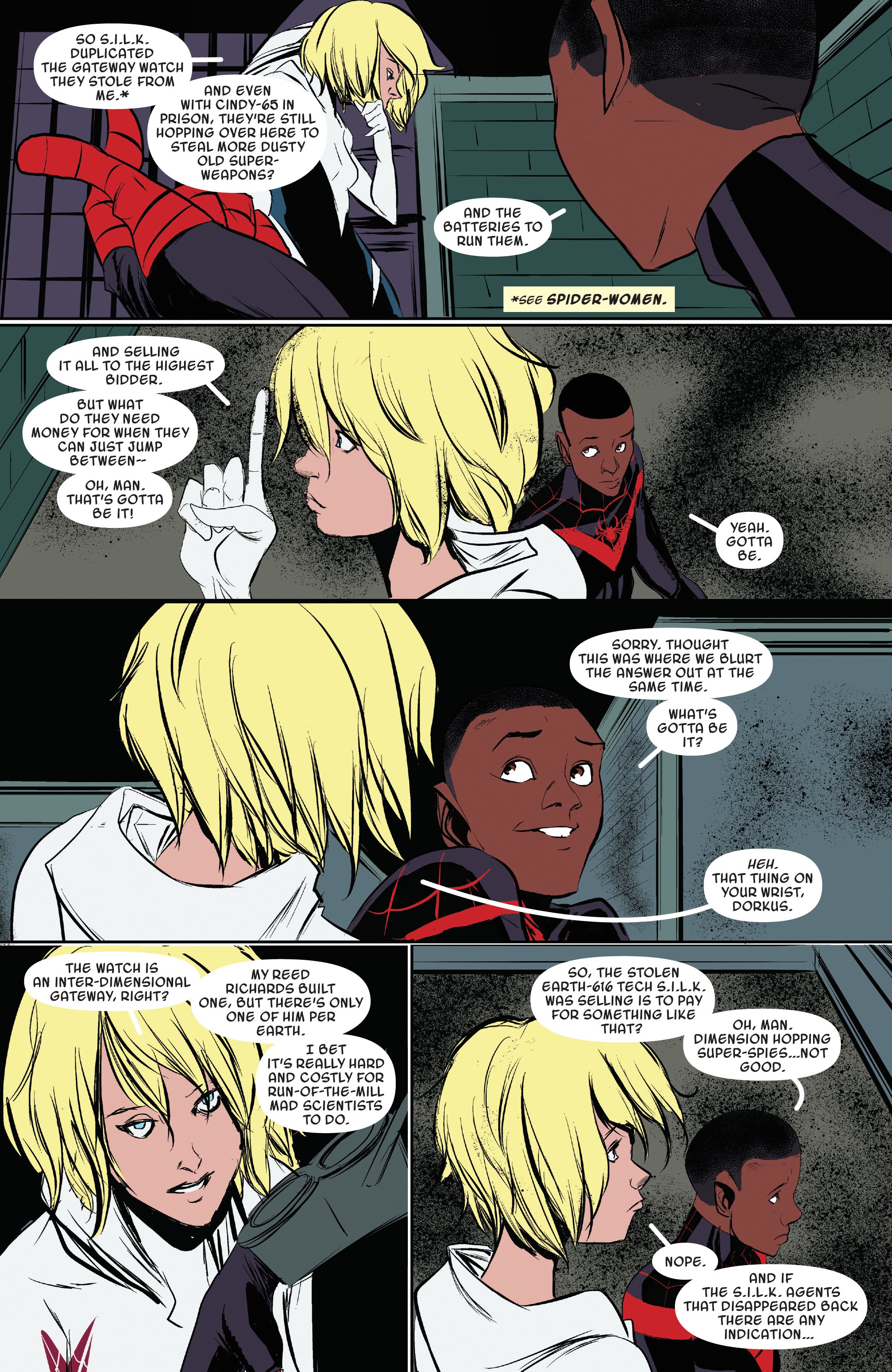 Spider-Gwen: Ghost-Spider - Edge of Spider-Verse (Modern Era Epic Collection) chapter 2 page 10