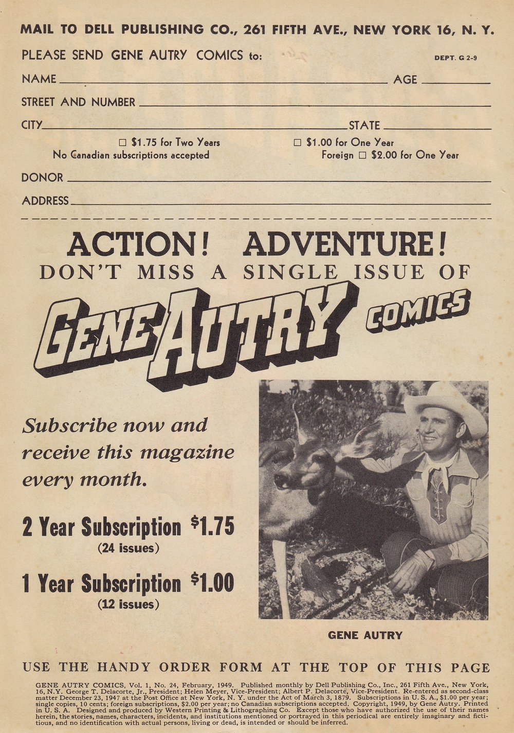 Gene Autry Comics (1946) issue 24 - Page 2